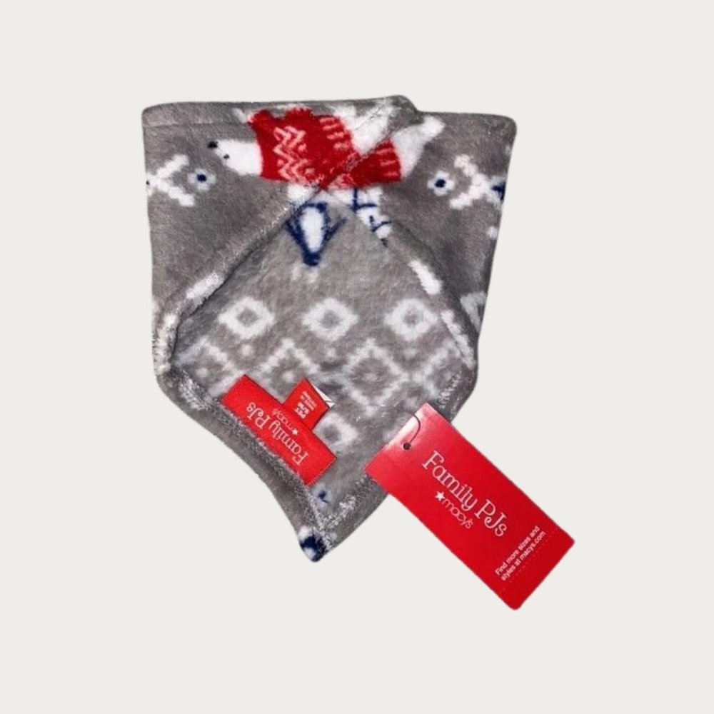 Family PJs Dog Scarf Small Medium